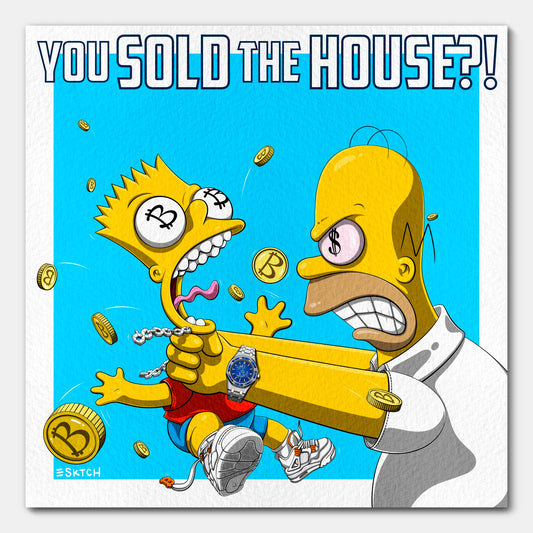 BTC BART Print - Exclusive Edition of 10