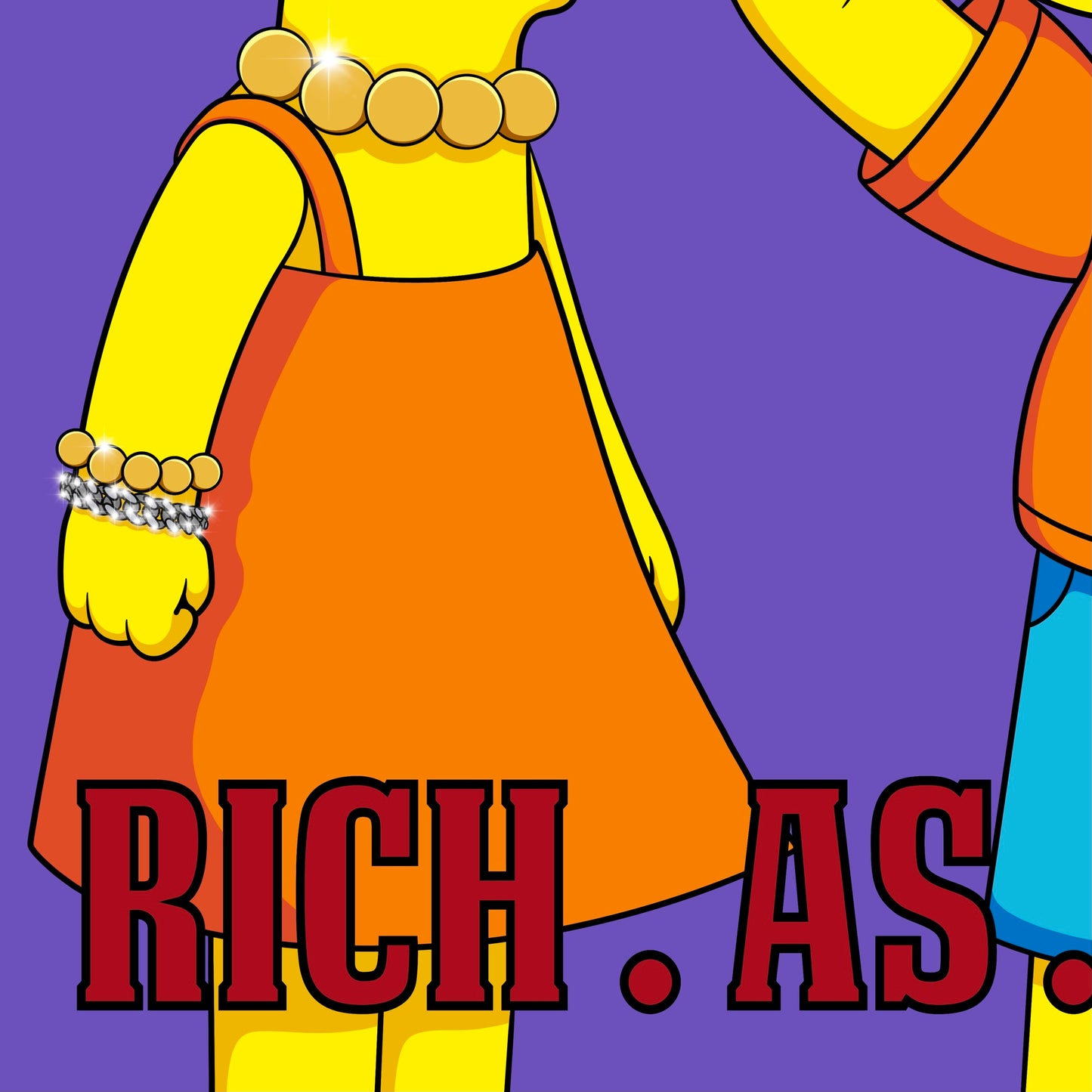 "RICH AS FUCK" - Limited Edition Art Print